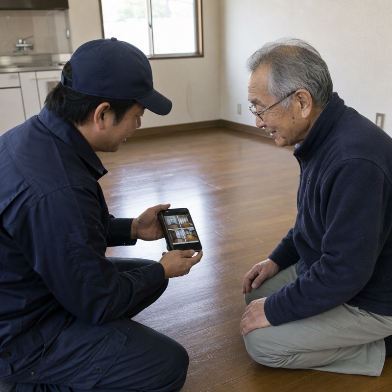 作業完了後のご報告・写真確認